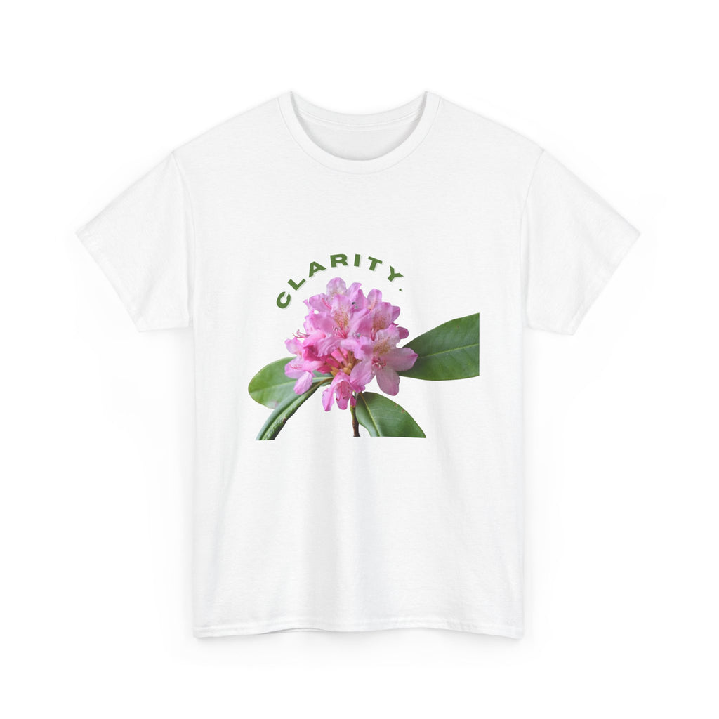 Clarity Floral T-Shirt — Pink Rhododendron Graphic Tee
