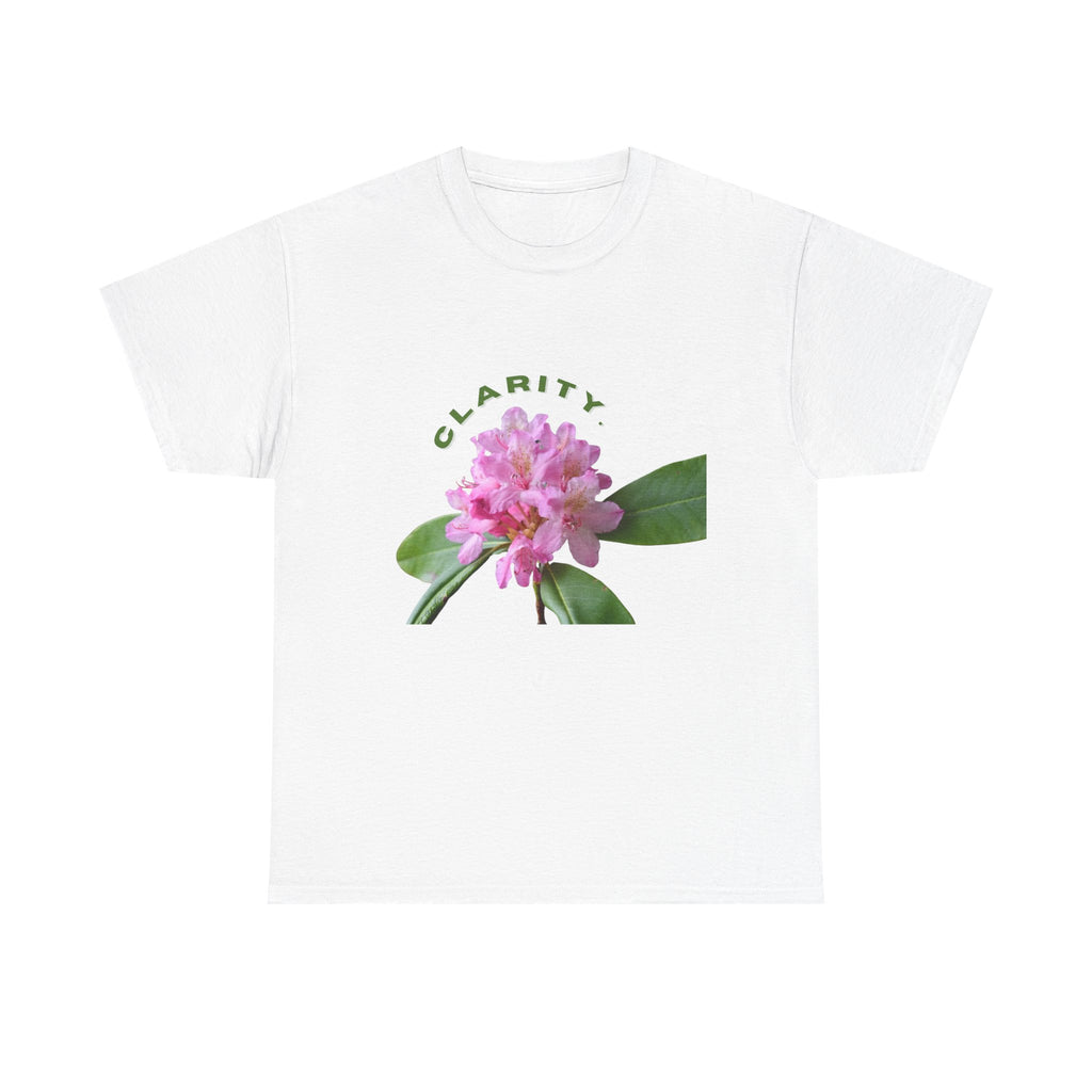 Clarity Floral T-Shirt — Pink Rhododendron Graphic Tee