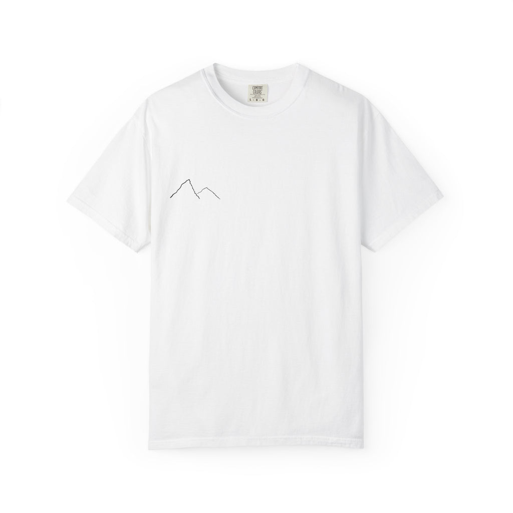 Jesus Saves mountain outline T-shirt | faith mountain tee