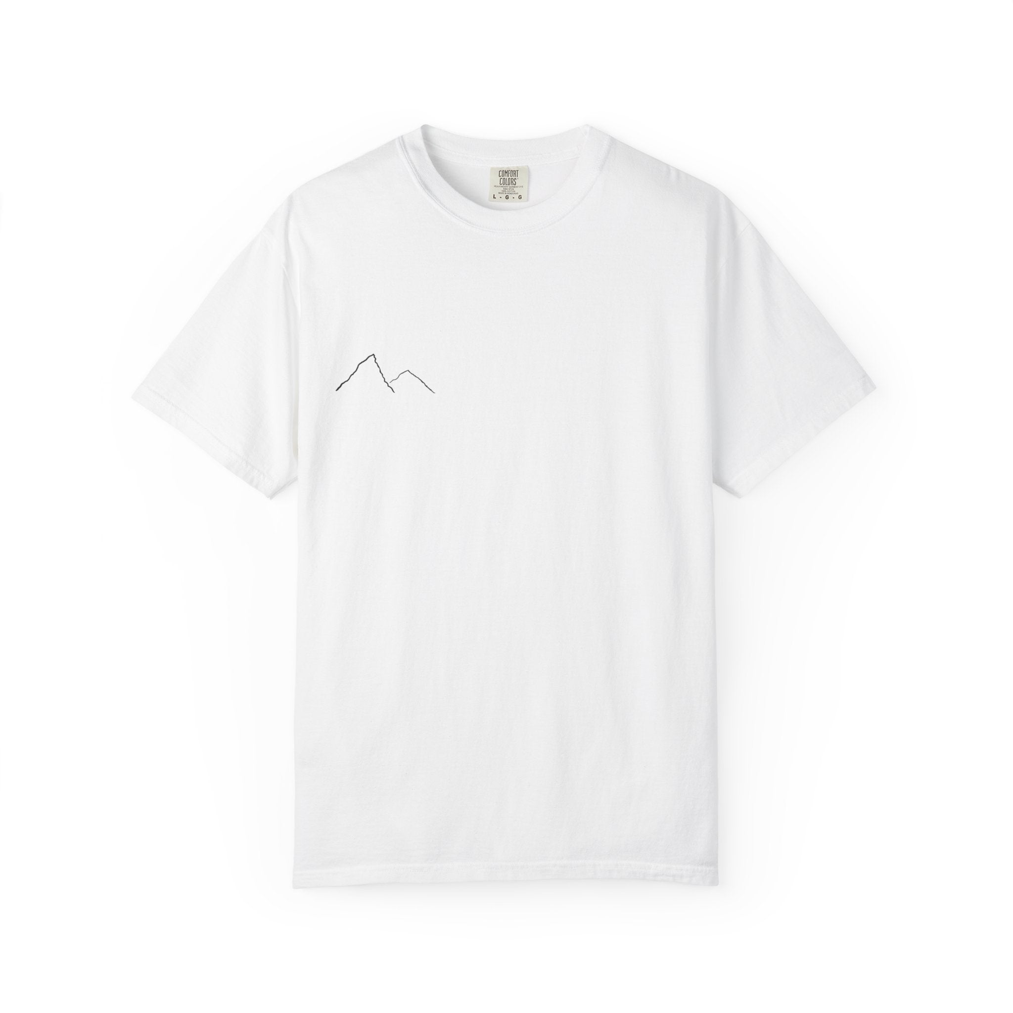Jesus Saves mountain outline T-shirt | faith mountain tee