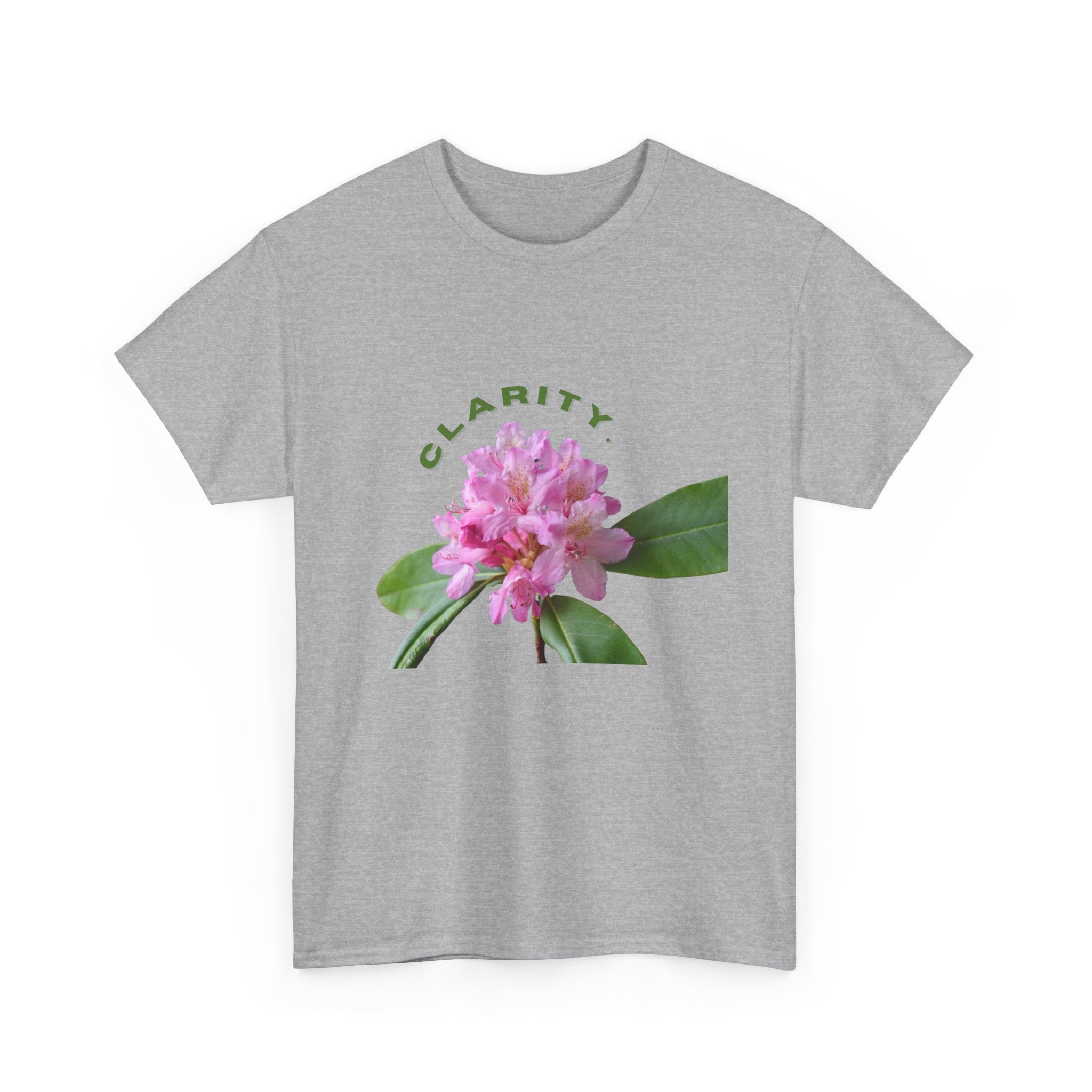 Clarity Floral T-Shirt — Pink Rhododendron Graphic Tee