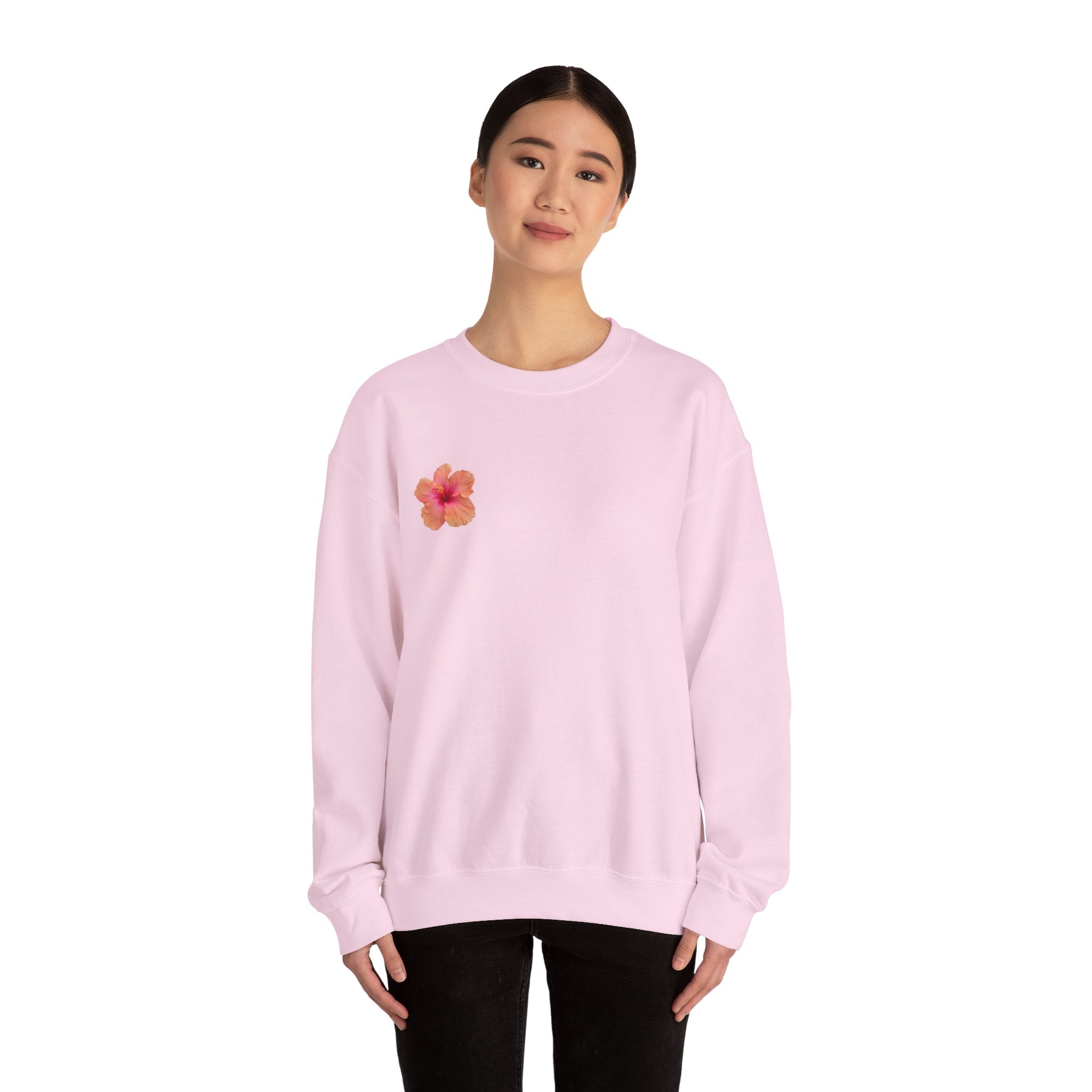 Hawaiian Flower Unisex Heavy Blend™ Crewneck