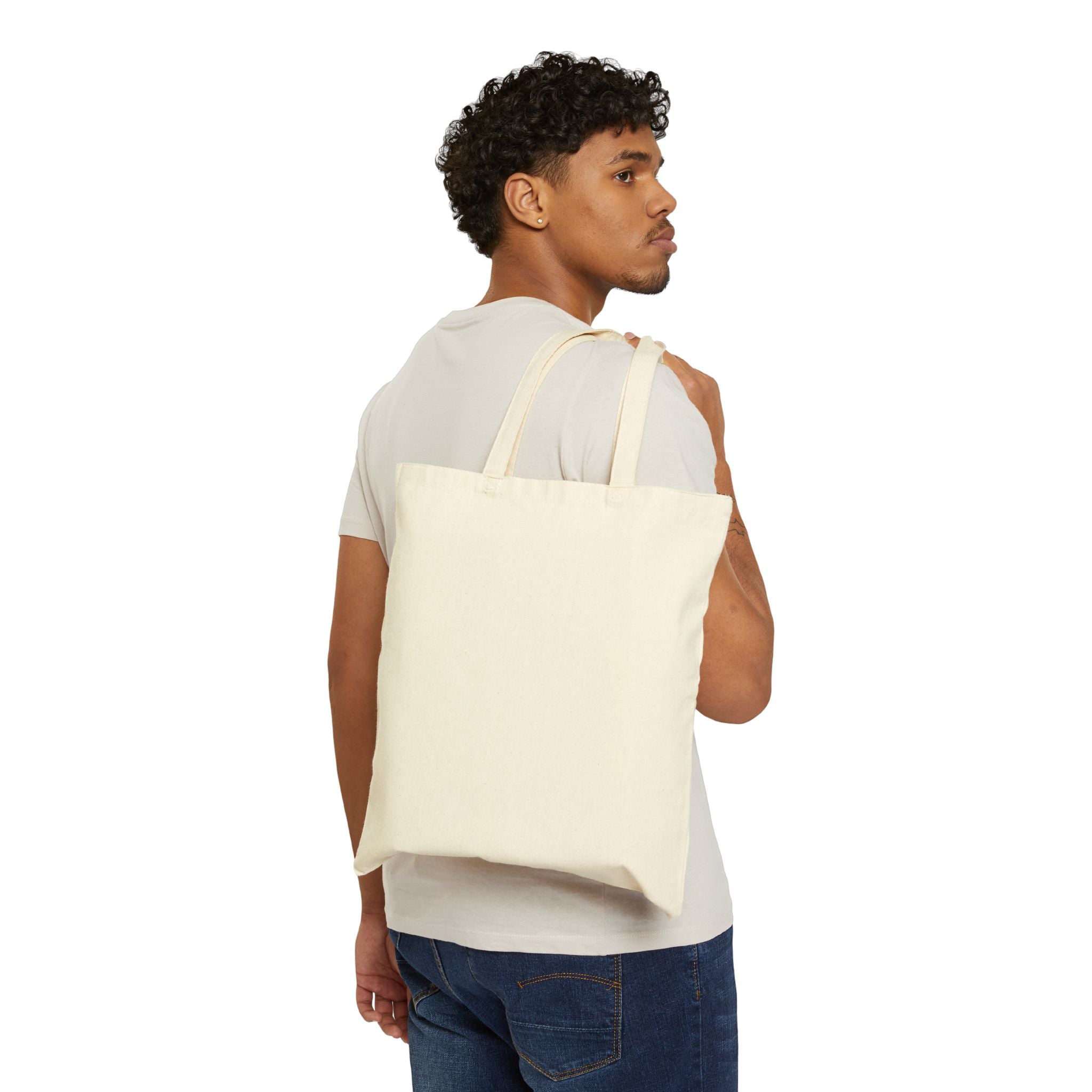 Hibiscus Floral Cotton Tote Bag