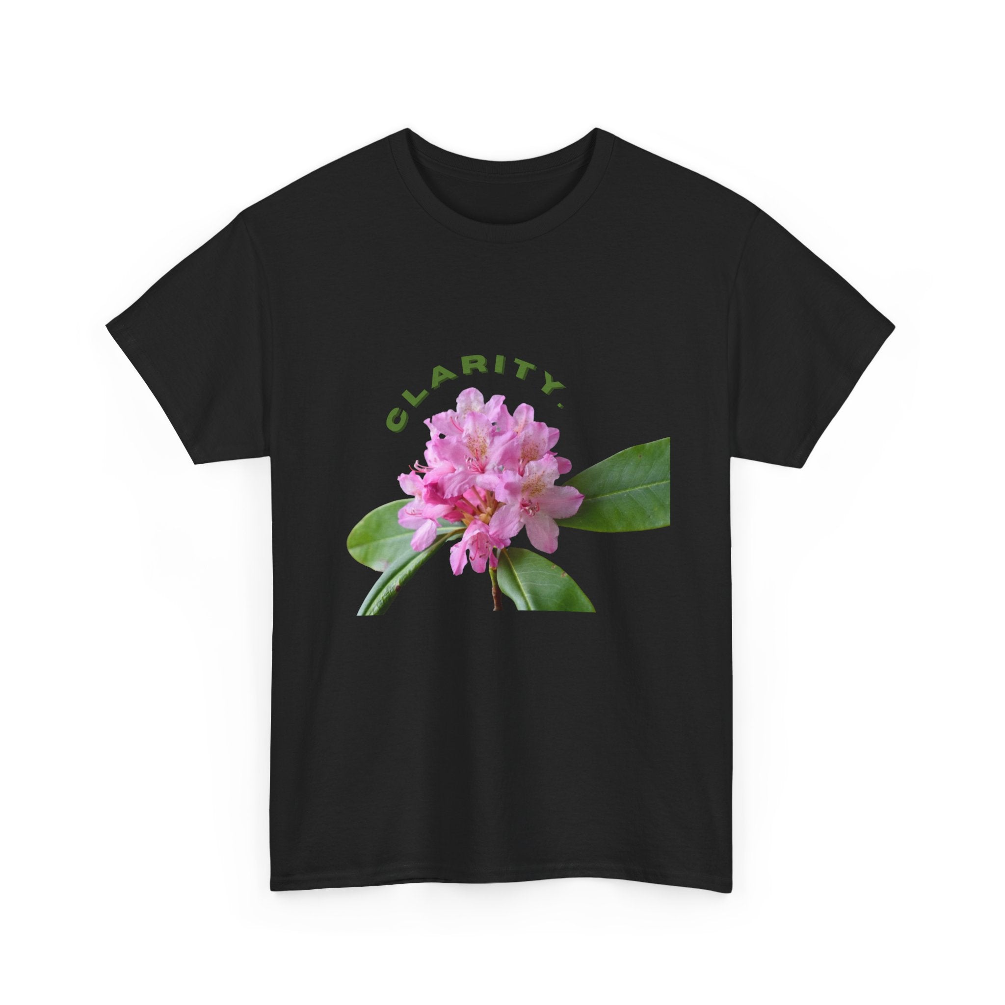 Clarity Floral T-Shirt — Pink Rhododendron Graphic Tee