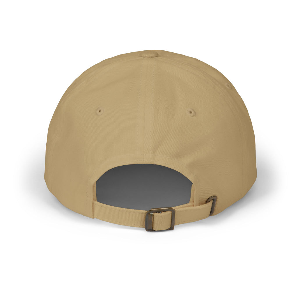 Clarity Dad Cap — Minimal Embroidered White Baseball Hat