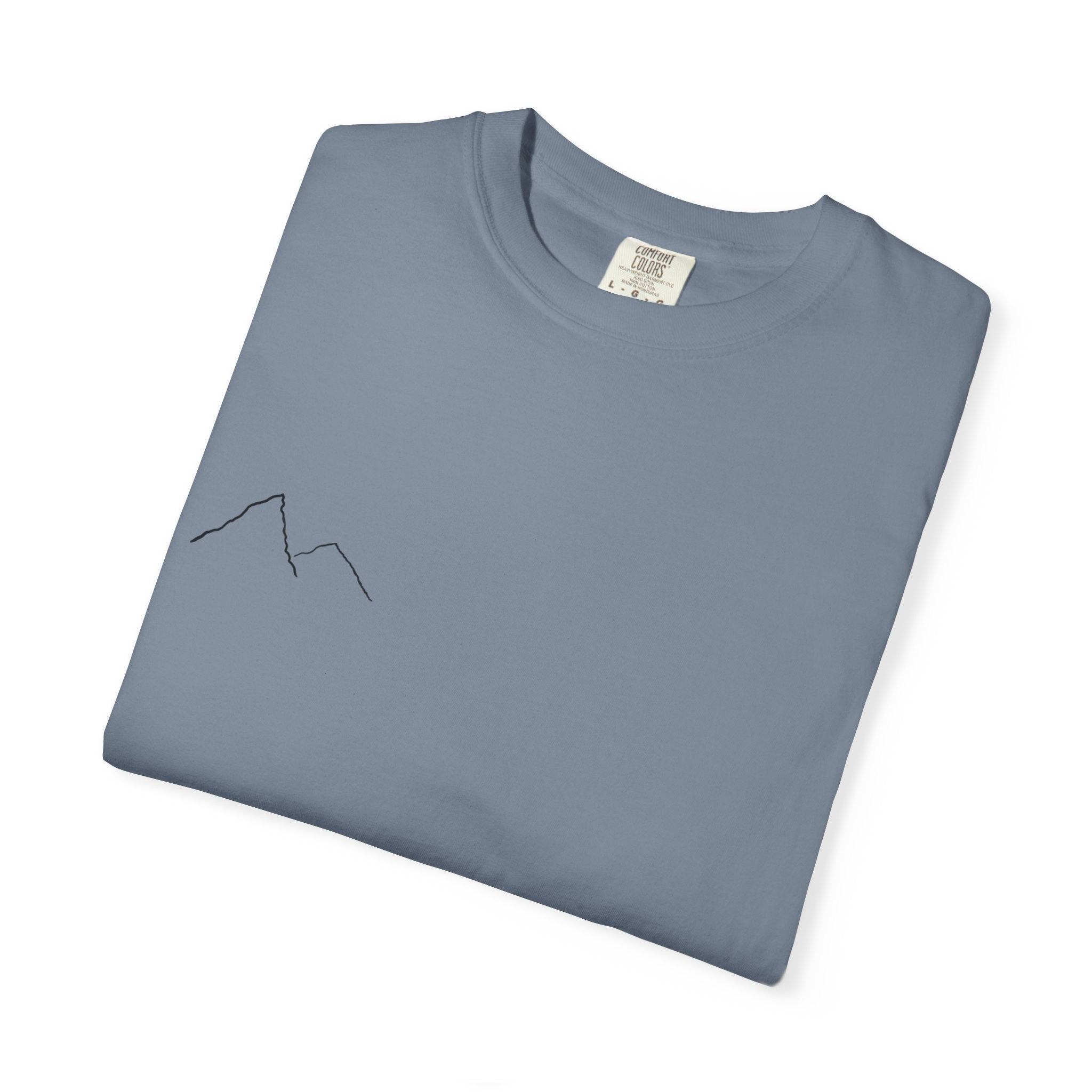 Jesus Saves mountain outline T-shirt | faith mountain tee