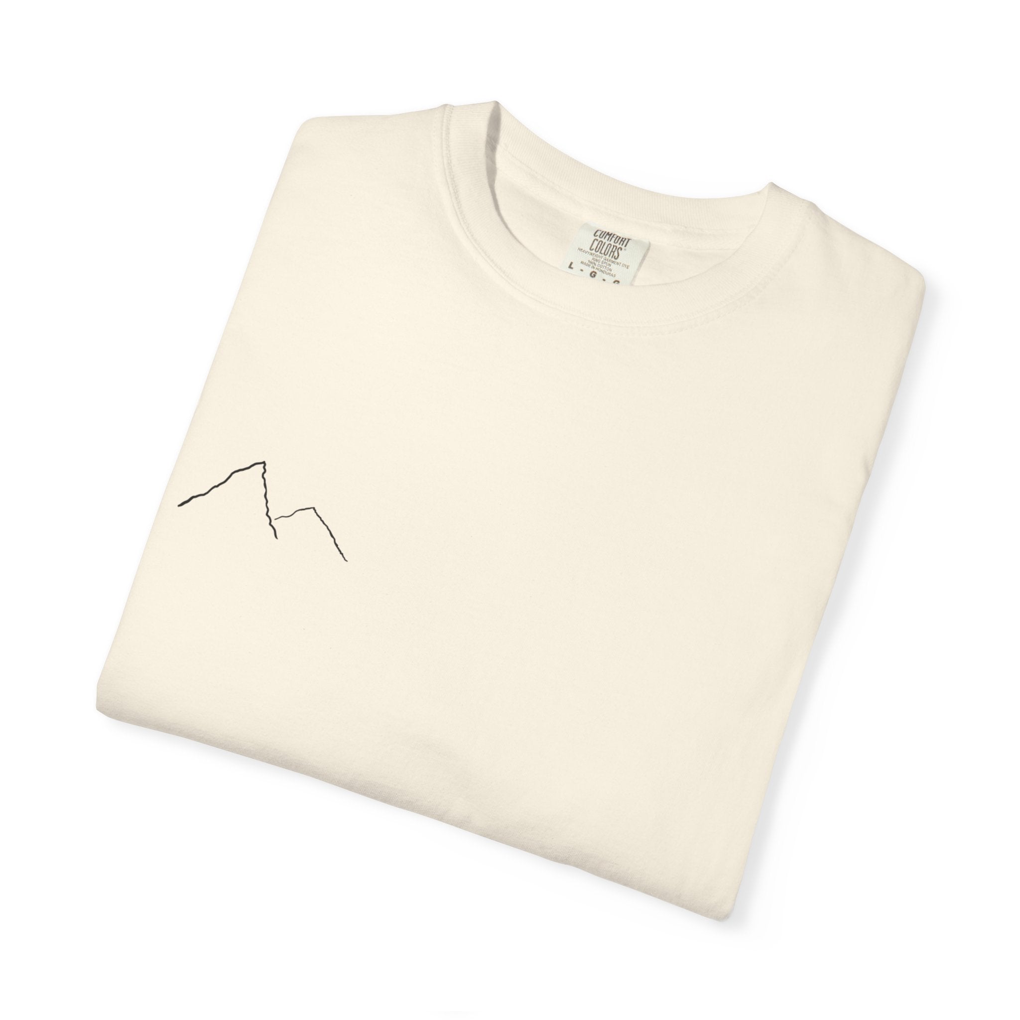Jesus Saves mountain outline T-shirt | faith mountain tee