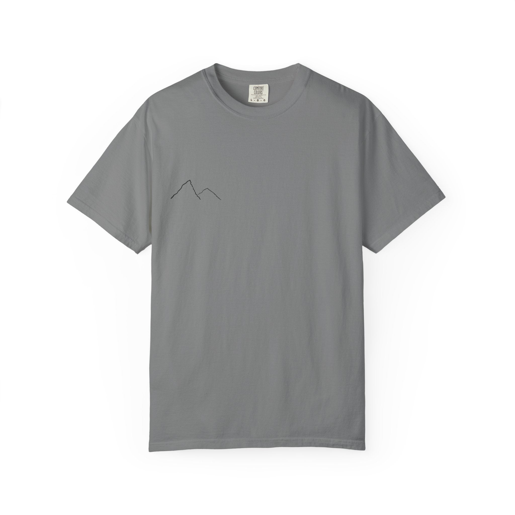 Jesus Saves mountain outline T-shirt | faith mountain tee