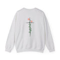 Floral Cross Crewneck Sweatshirt