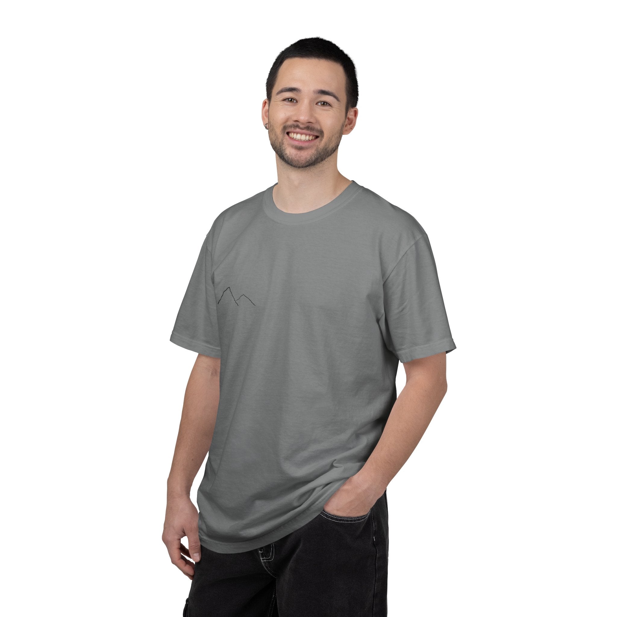 Jesus Saves mountain outline T-shirt | faith mountain tee