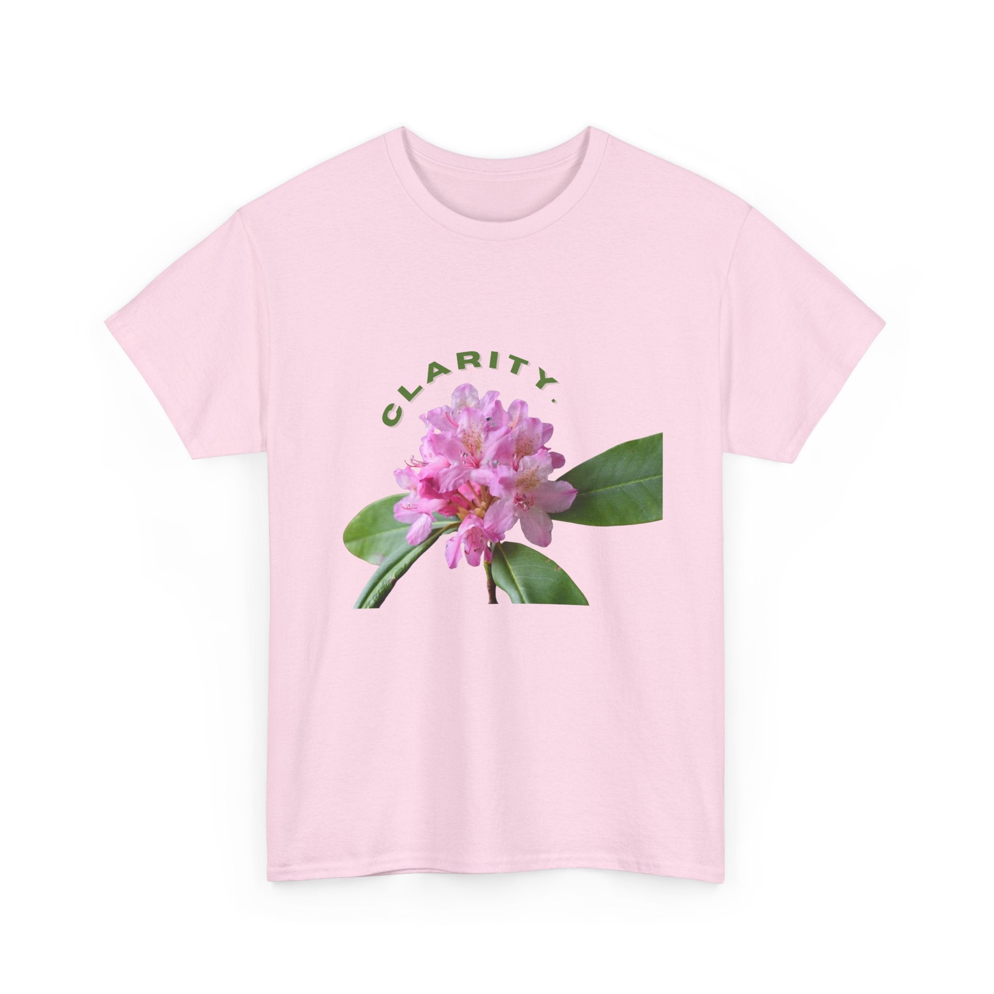 Clarity Floral T-Shirt — Pink Rhododendron Graphic Tee