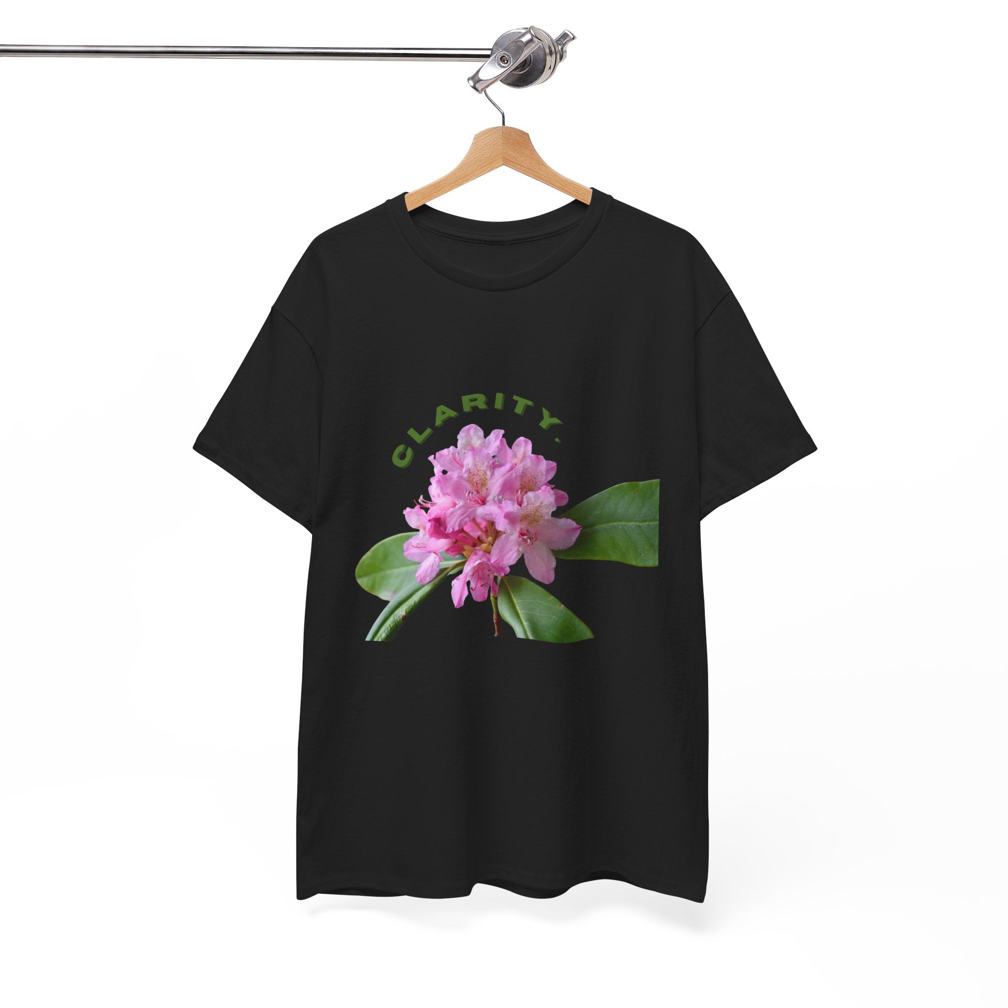 Clarity Floral T-Shirt — Pink Rhododendron Graphic Tee