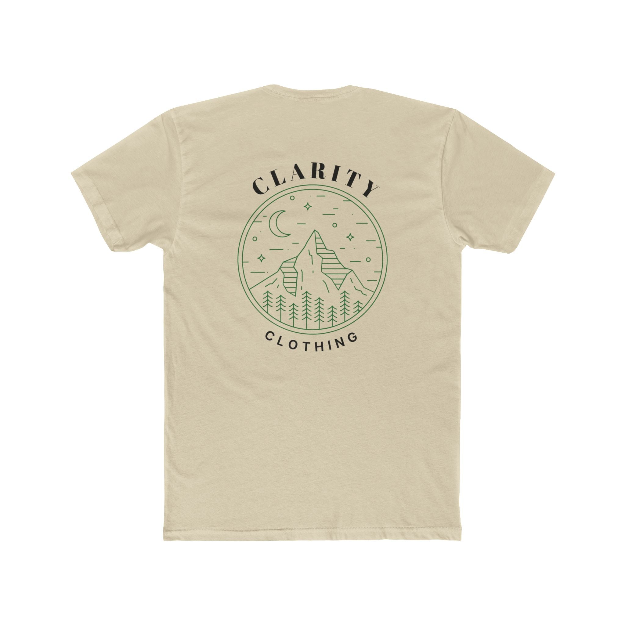 Clarity Clothing Mountain Tee — Minimal Outdoor Graphic T-Shirt