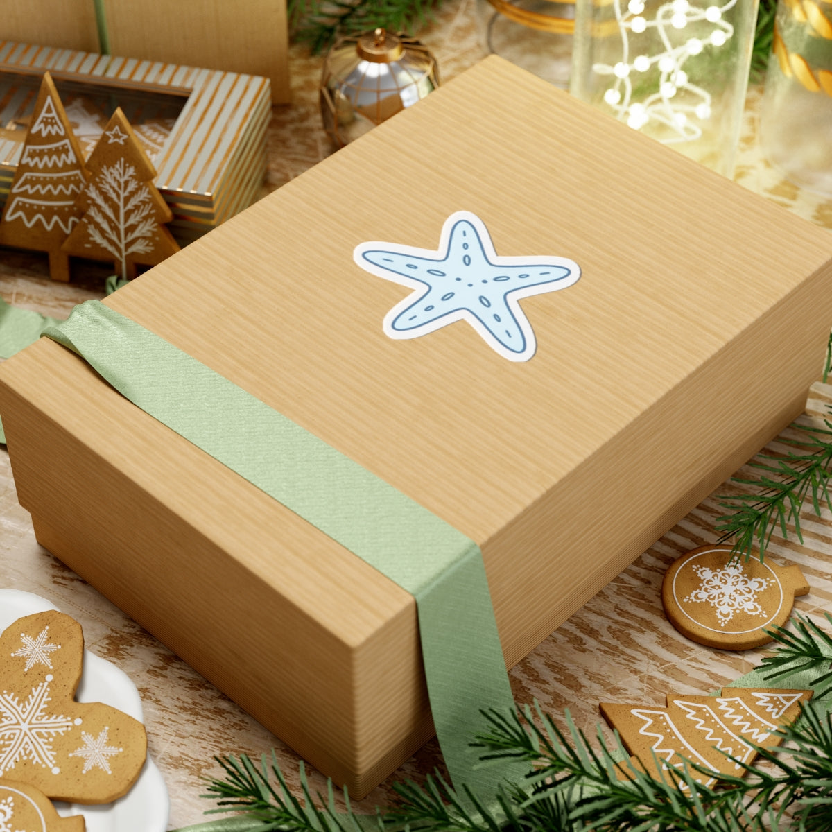 Blue Starfish Sticker