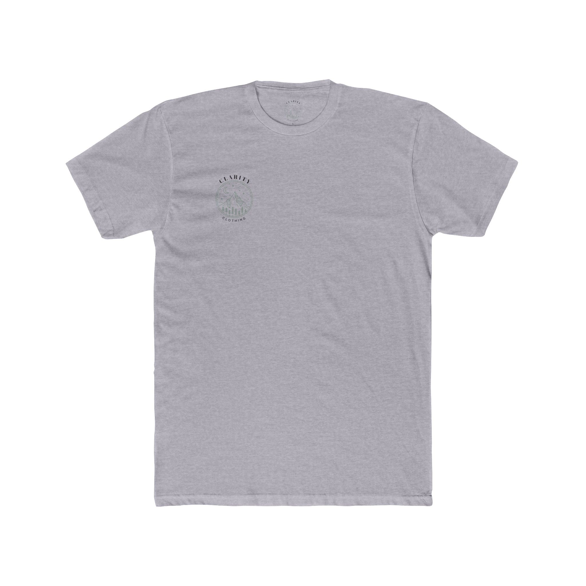 Clarity Clothing Mountain Tee — Minimal Outdoor Graphic T-Shirt