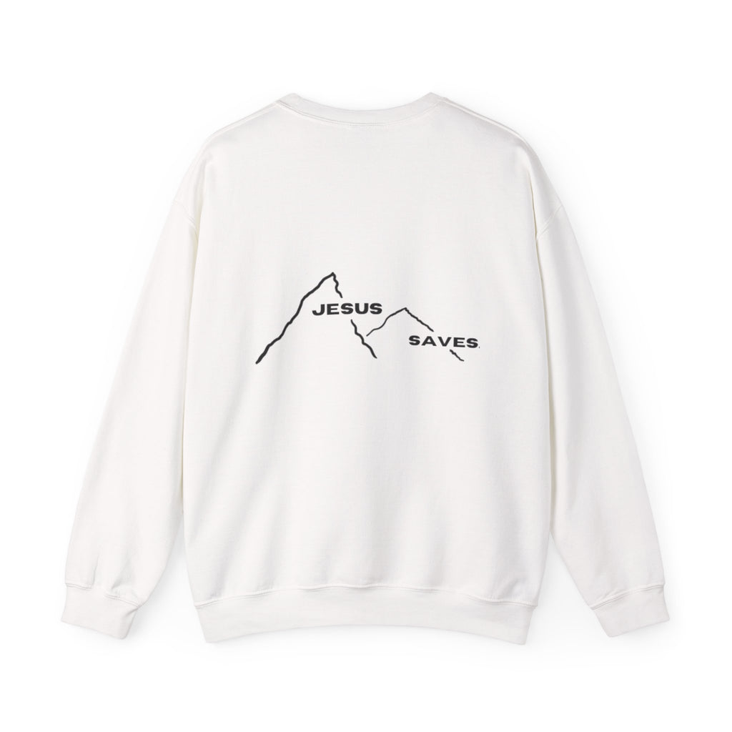 Jesus Saves Unisex Heavy Blend™ Crewneck Sweatshirt