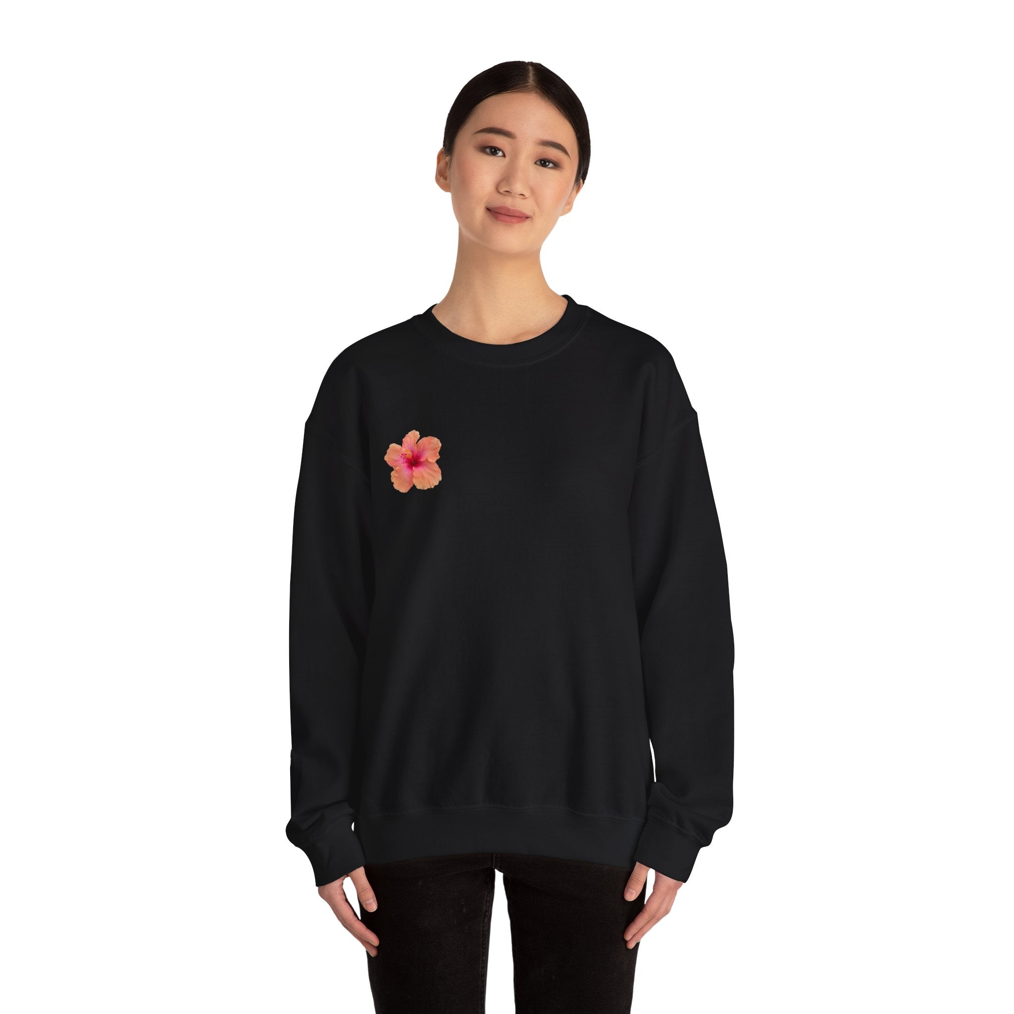 Hawaiian Flower Unisex Heavy Blend™ Crewneck