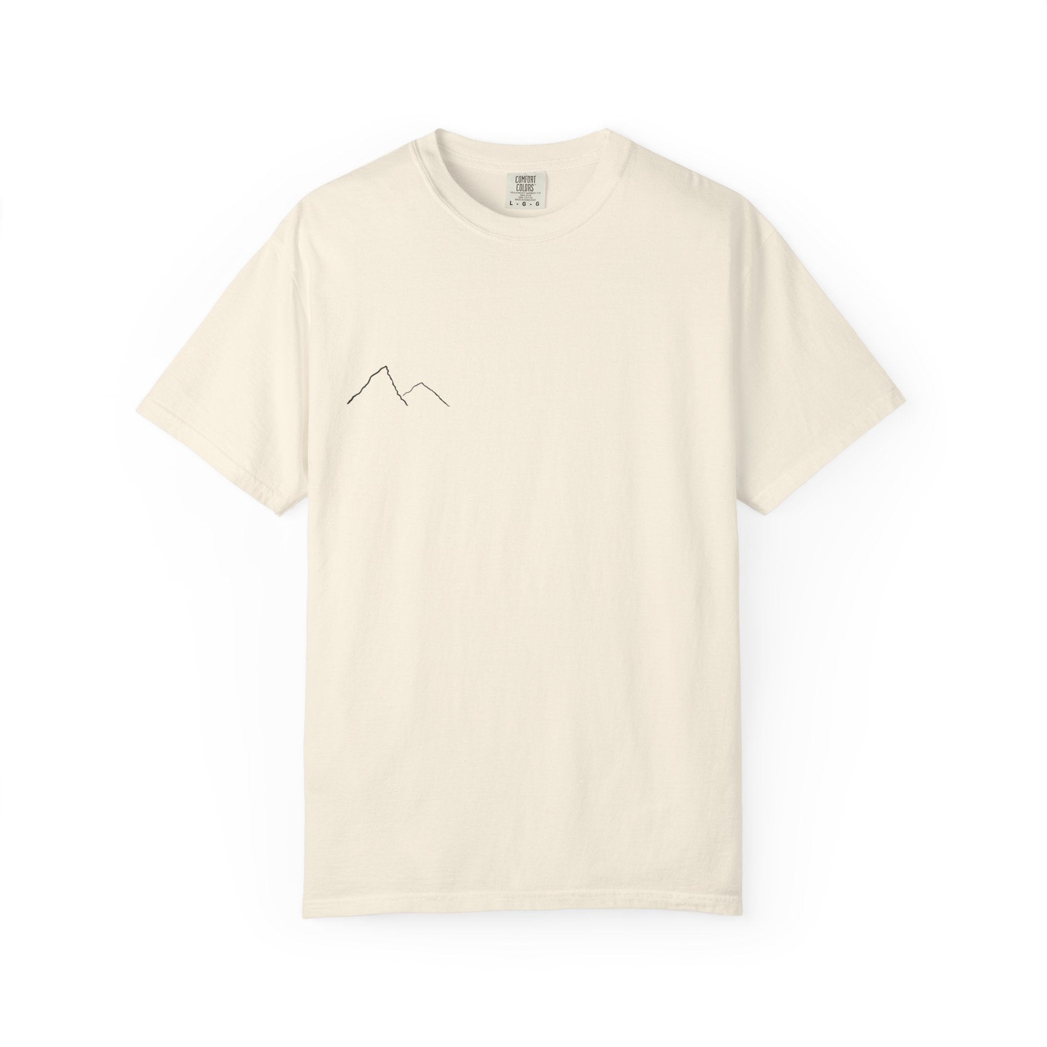 Jesus Saves mountain outline T-shirt | faith mountain tee