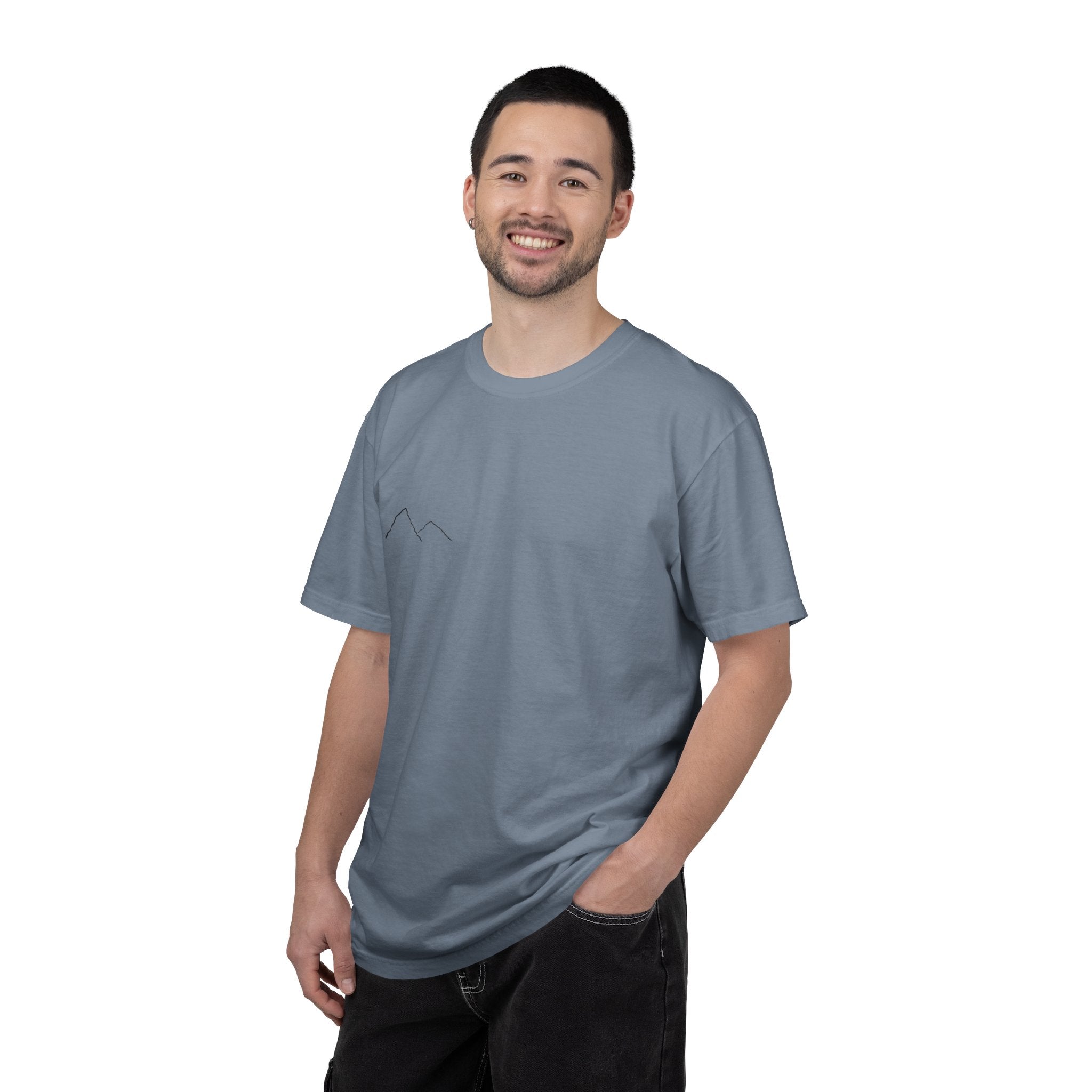 Jesus Saves mountain outline T-shirt | faith mountain tee