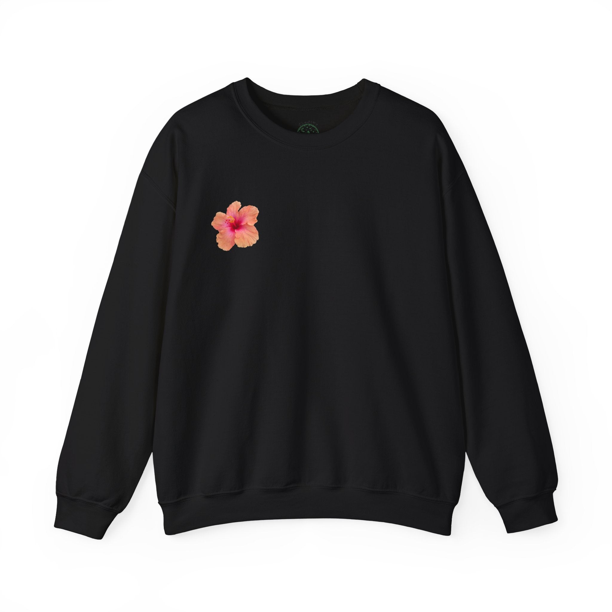 Hawaiian Flower Unisex Heavy Blend™ Crewneck – Clarity