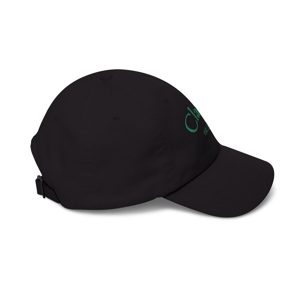 Clarity Dad Cap — Minimal Embroidered White Baseball Hat