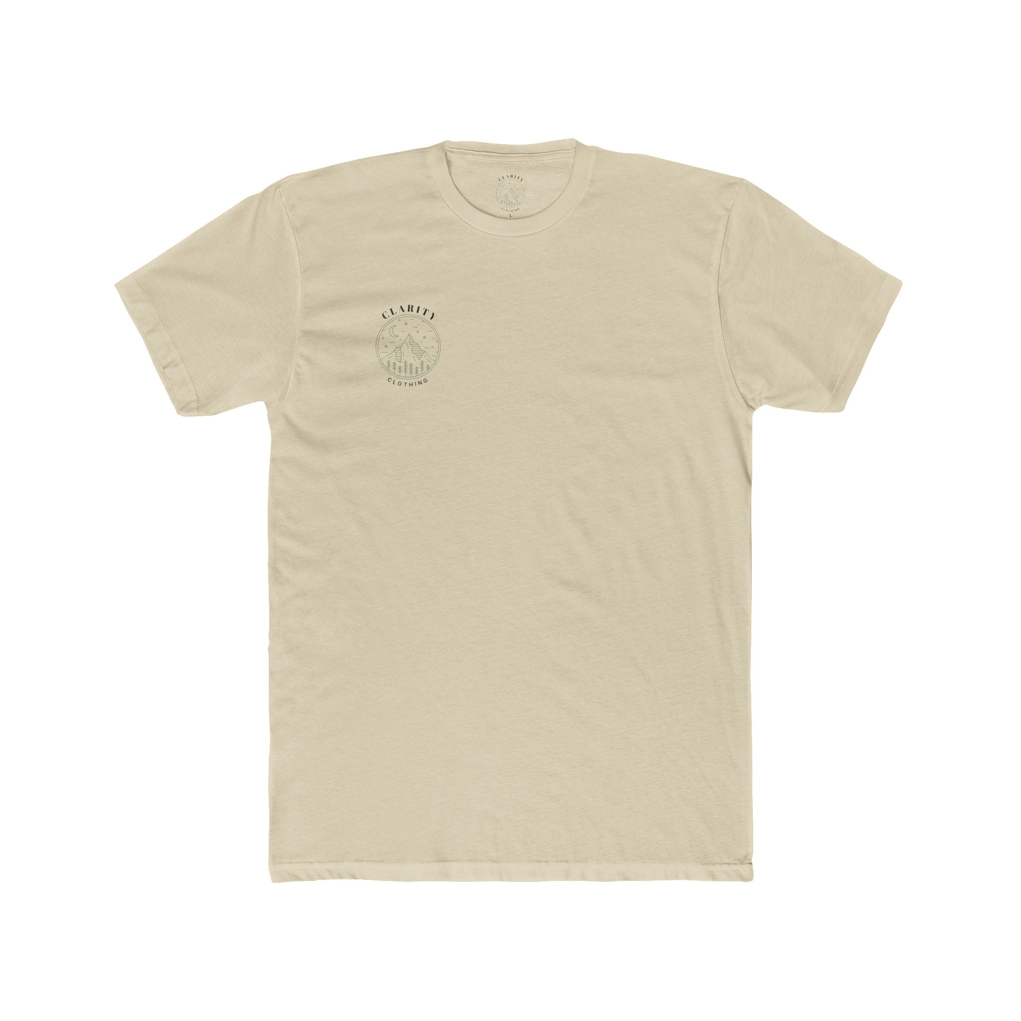 Clarity Clothing Mountain Tee — Minimal Outdoor Graphic T-Shirt