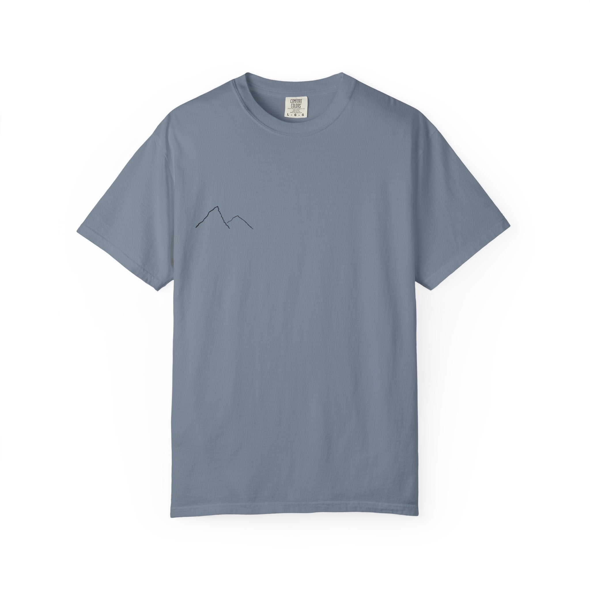 Jesus Saves mountain outline T-shirt | faith mountain tee