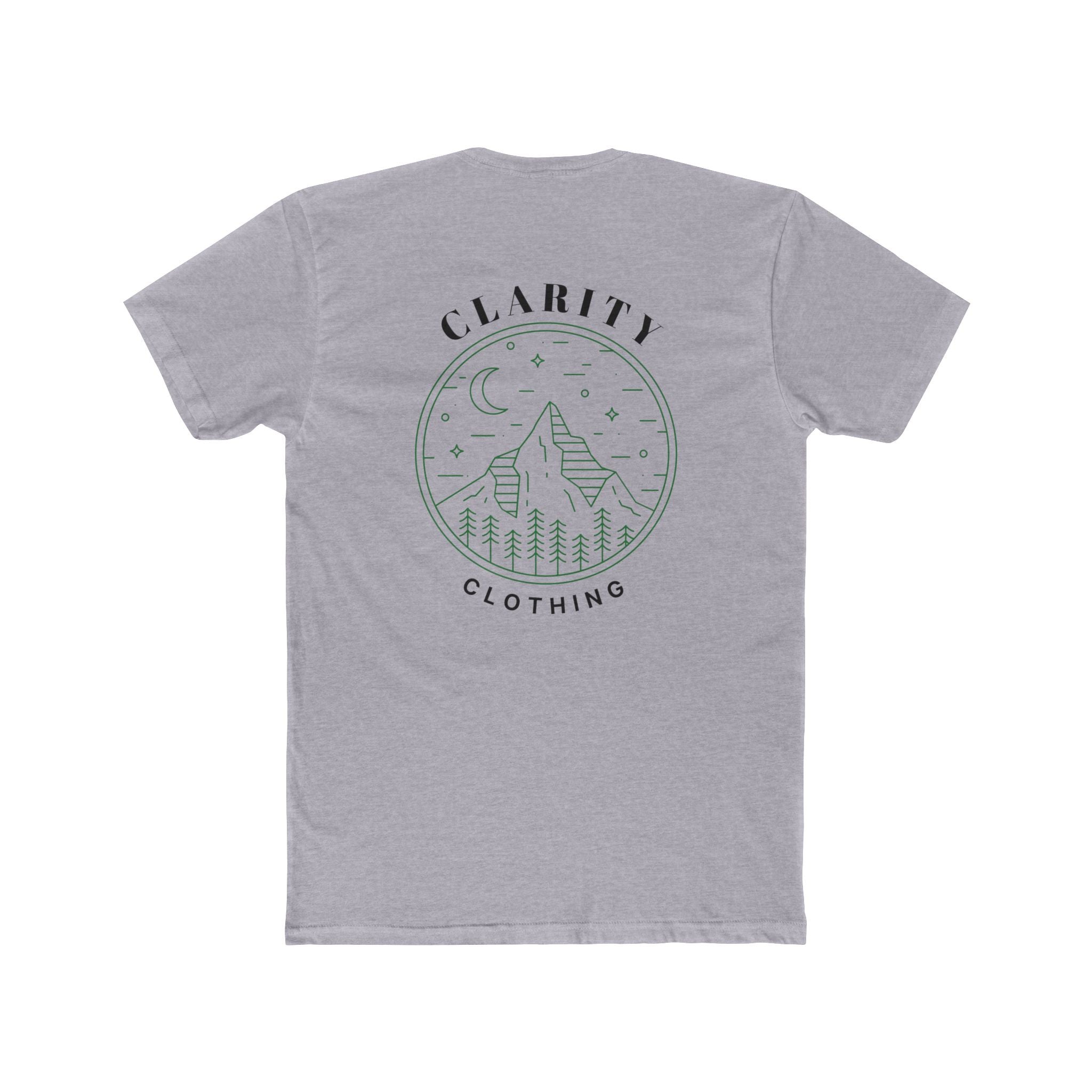Clarity Clothing Mountain Tee — Minimal Outdoor Graphic T-Shirt
