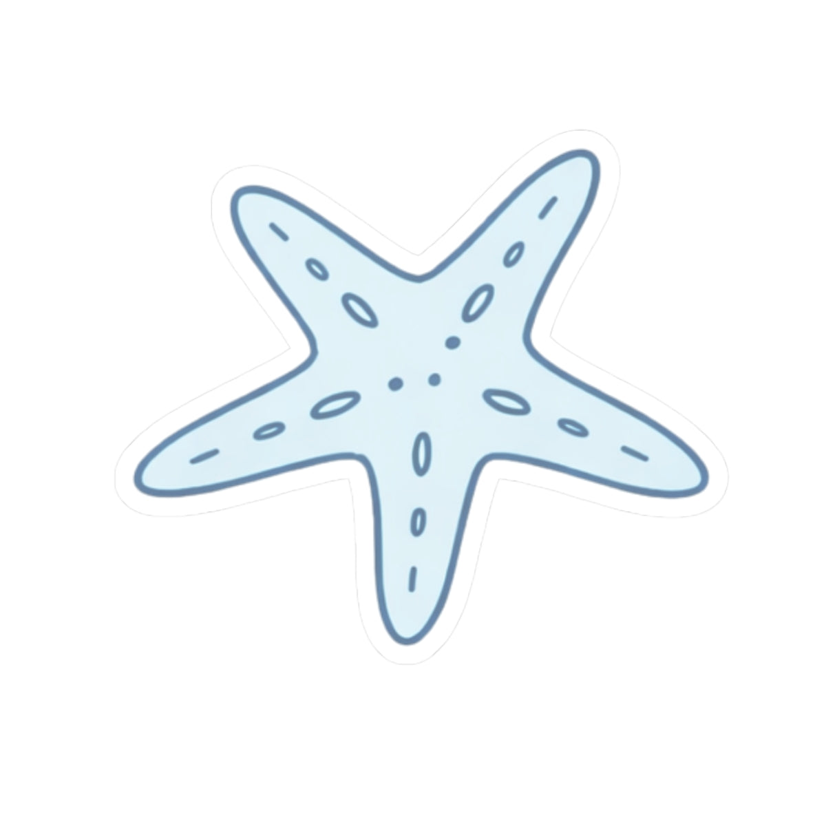 Blue Starfish Sticker