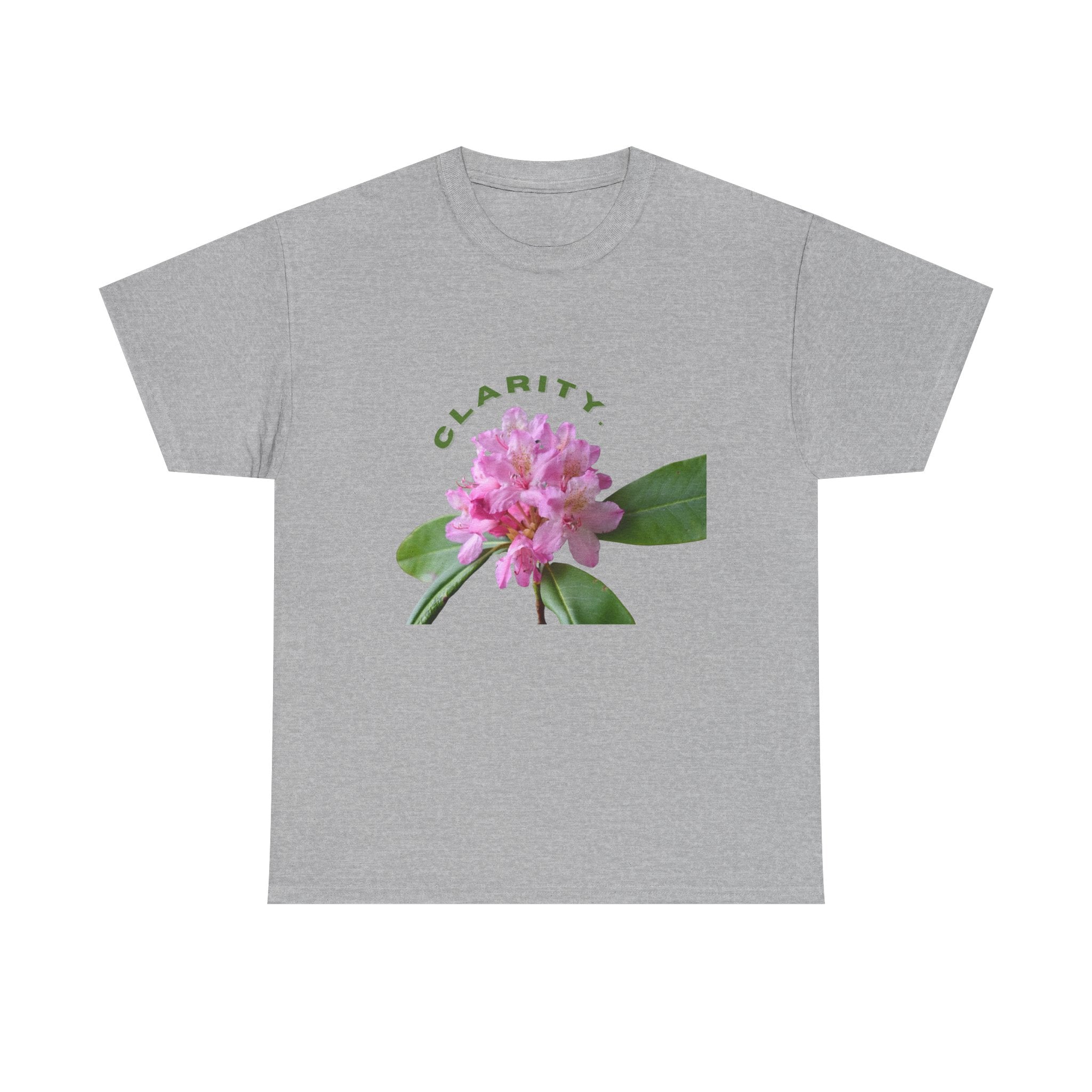Clarity Floral T-Shirt — Pink Rhododendron Graphic Tee