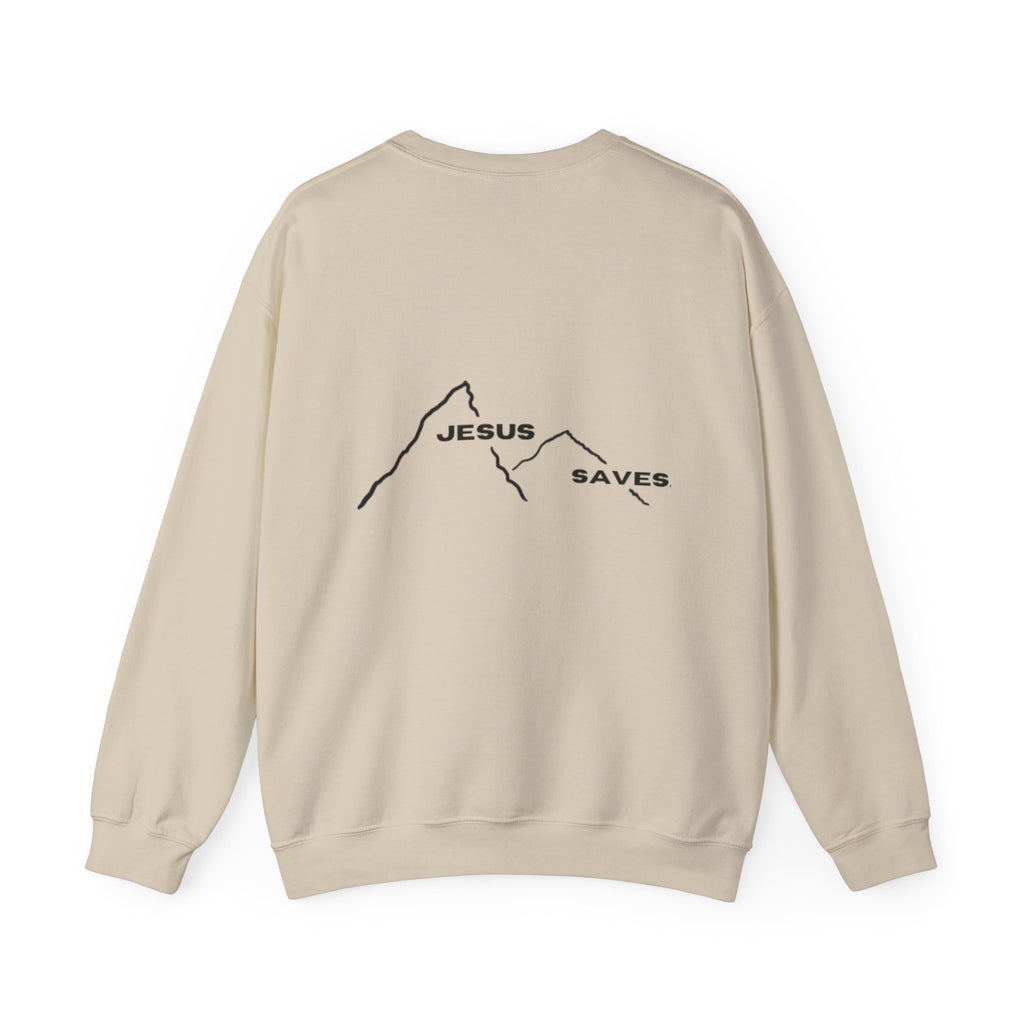 Jesus Saves Unisex Heavy Blend™ Crewneck Sweatshirt